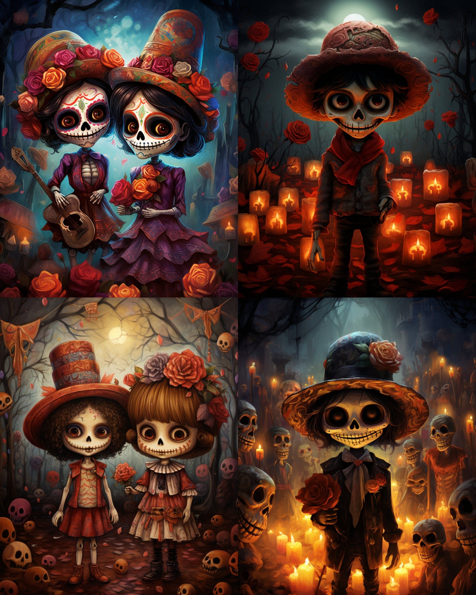 RELEASE PAPER | Dia De Muertos - Theme Pack Reusable Diamond Painting Release Paper
