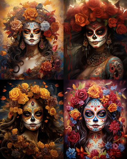 RELEASE PAPER | Dia De Muertos - Theme Pack Reusable Diamond Painting Release Paper