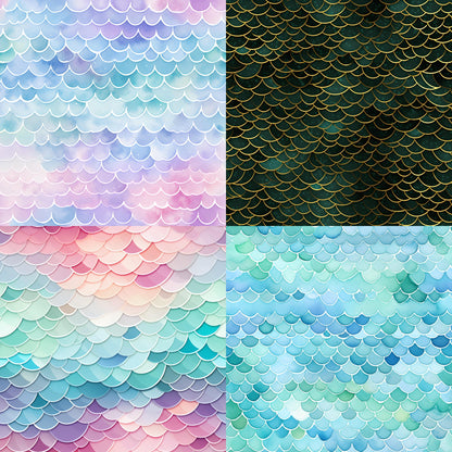 RELEASE PAPER | Mythical Mermaids - Theme Pack Reusable Diamond Painting Release Paper