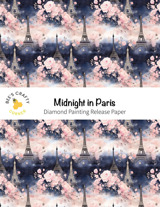 RELEASE PAPER | Midnight In Paris - Reusable Patterned Diamond Painting Release Paper