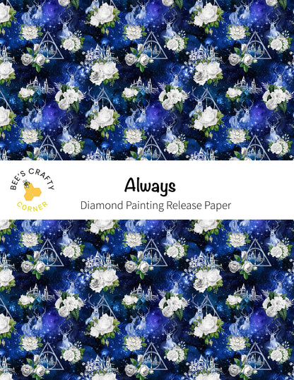 RELEASE PAPER | Always - Reusable Patterned Diamond Painting Release Paper