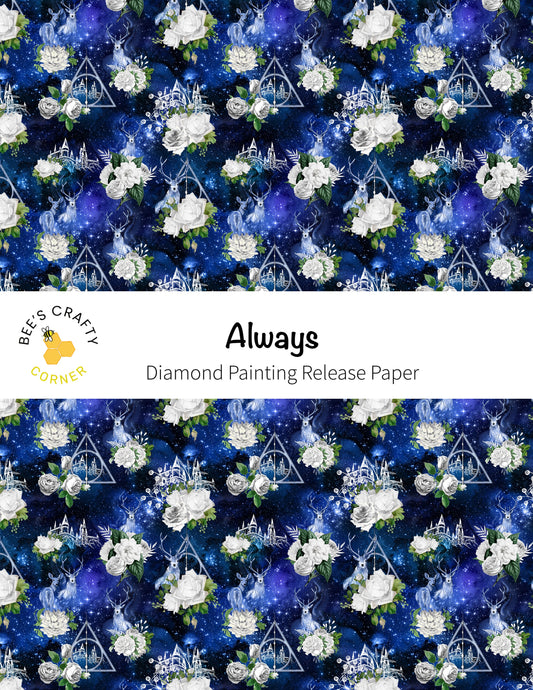 RELEASE PAPER | Always - Reusable Patterned Diamond Painting Release Paper