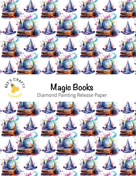 RELEASE PAPER | Magic Books - Reusable Patterned Diamond Painting Release Paper