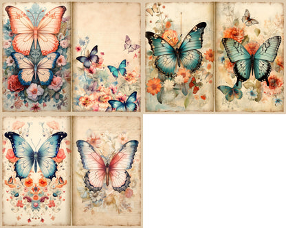 RELEASE PAPER | Vintage Butterflies - Theme Pack Reusable Diamond Painting Release Paper