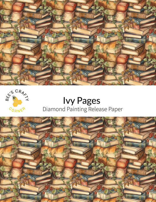 RELEASE PAPER | Ivy Pages - Reusable Patterned Diamond Painting Release Paper
