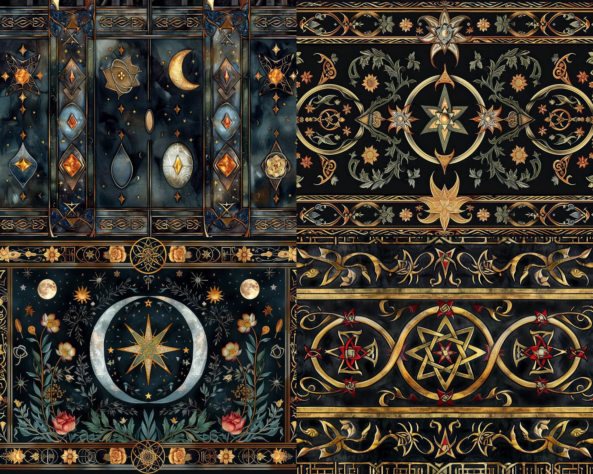 RELEASE PAPER | Celestial - Theme Pack Reusable Diamond Painting Release Paper