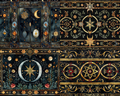 RELEASE PAPER | Celestial - Theme Pack Reusable Diamond Painting Release Paper