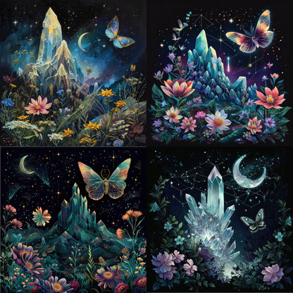 RELEASE PAPER | Moth Crystals - Theme Pack Reusable Diamond Painting Release Paper