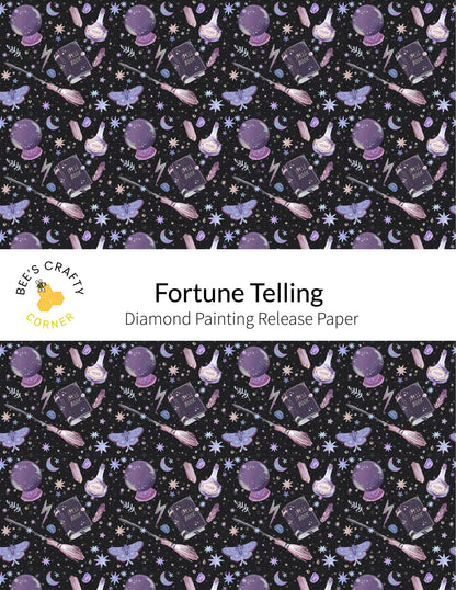 RELEASE PAPER | Fortune Telling - Reusable Patterned Diamond Painting Release Paper