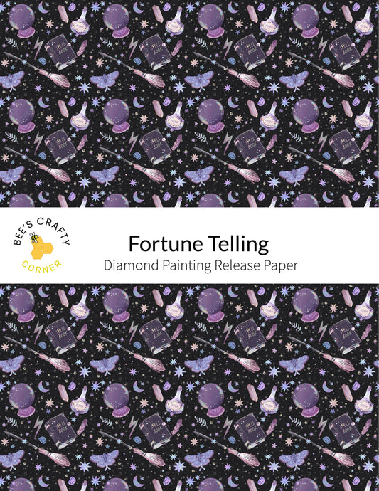 RELEASE PAPER | Fortune Telling - Reusable Patterned Diamond Painting Release Paper