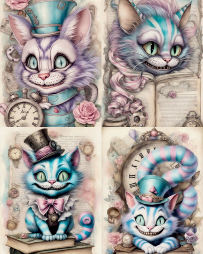 RELEASE PAPER | Vintage Cheshire - Theme Pack Reusable Diamond Painting Release Paper