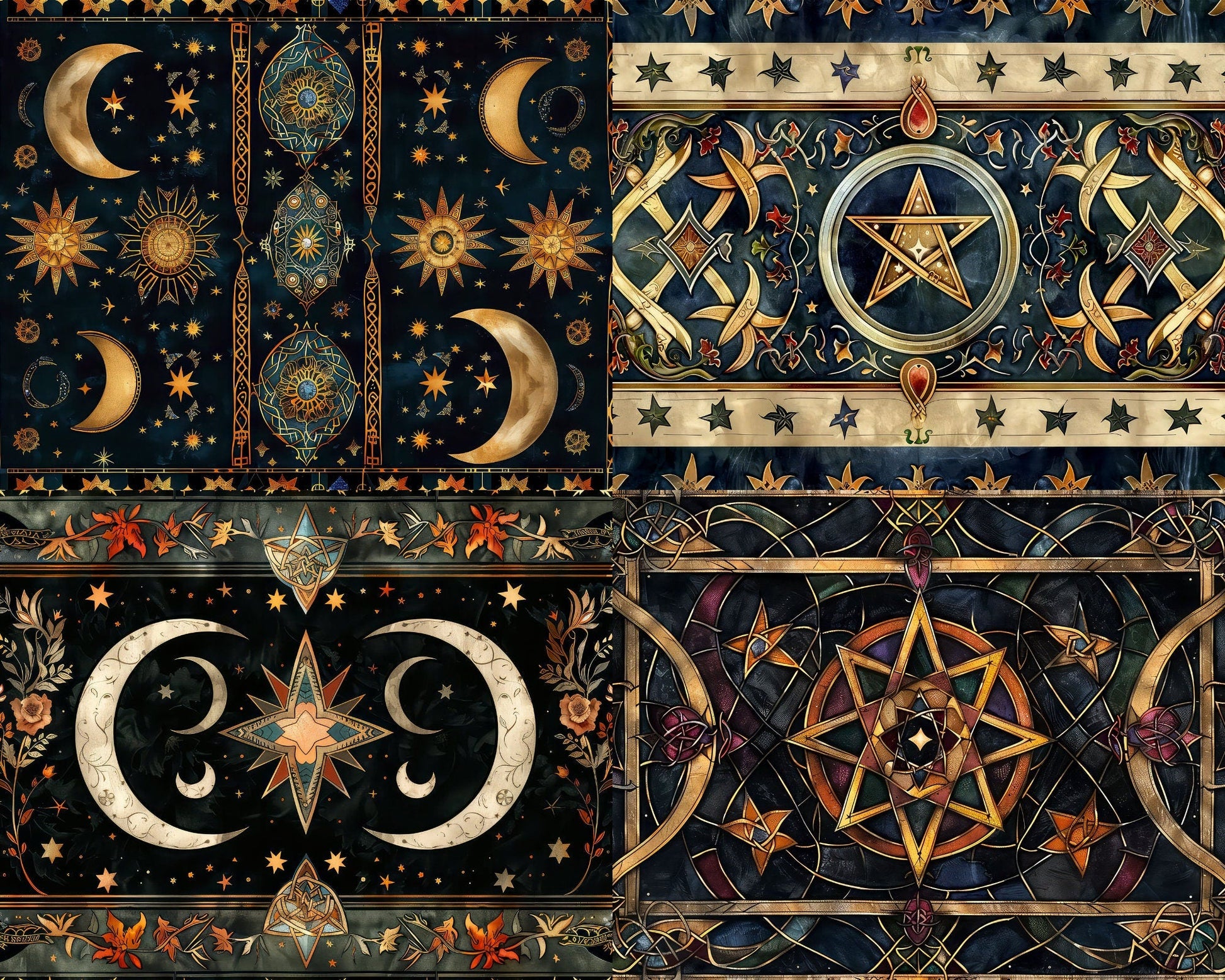RELEASE PAPER | Celestial - Theme Pack Reusable Diamond Painting Release Paper
