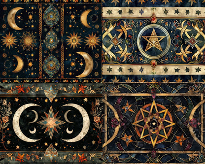 RELEASE PAPER | Celestial - Theme Pack Reusable Diamond Painting Release Paper