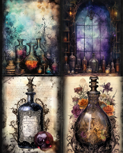 RELEASE PAPER | Enchanted Potions - Theme Pack Reusable Diamond Painting Release Paper