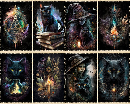 RELEASE PAPER | Witchcraft - Theme Pack Reusable Diamond Painting Release Paper