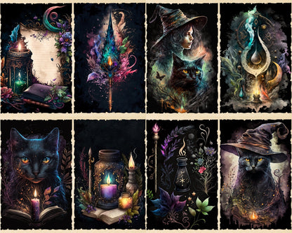 RELEASE PAPER | Witchcraft - Theme Pack Reusable Diamond Painting Release Paper