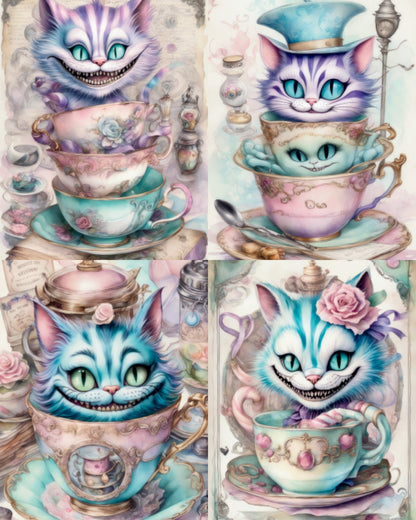 RELEASE PAPER | Vintage Cheshire - Theme Pack Reusable Diamond Painting Release Paper