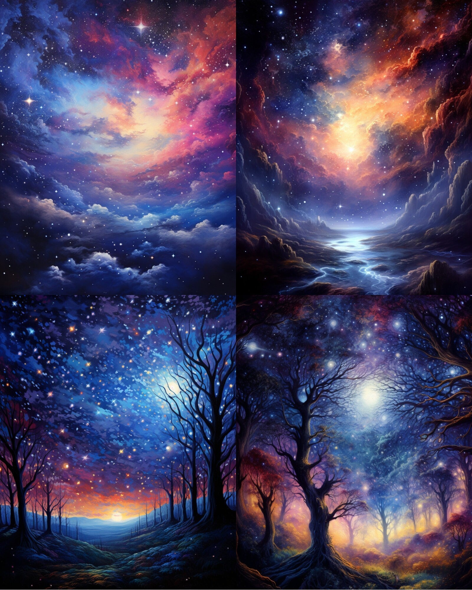RELEASE PAPER | Celestial Skies - Theme Pack Reusable Diamond Painting Release Paper