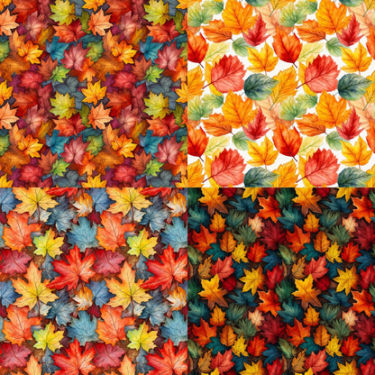 RELEASE PAPER | Fall Leaves - Theme Pack Reusable Diamond Painting Release Paper