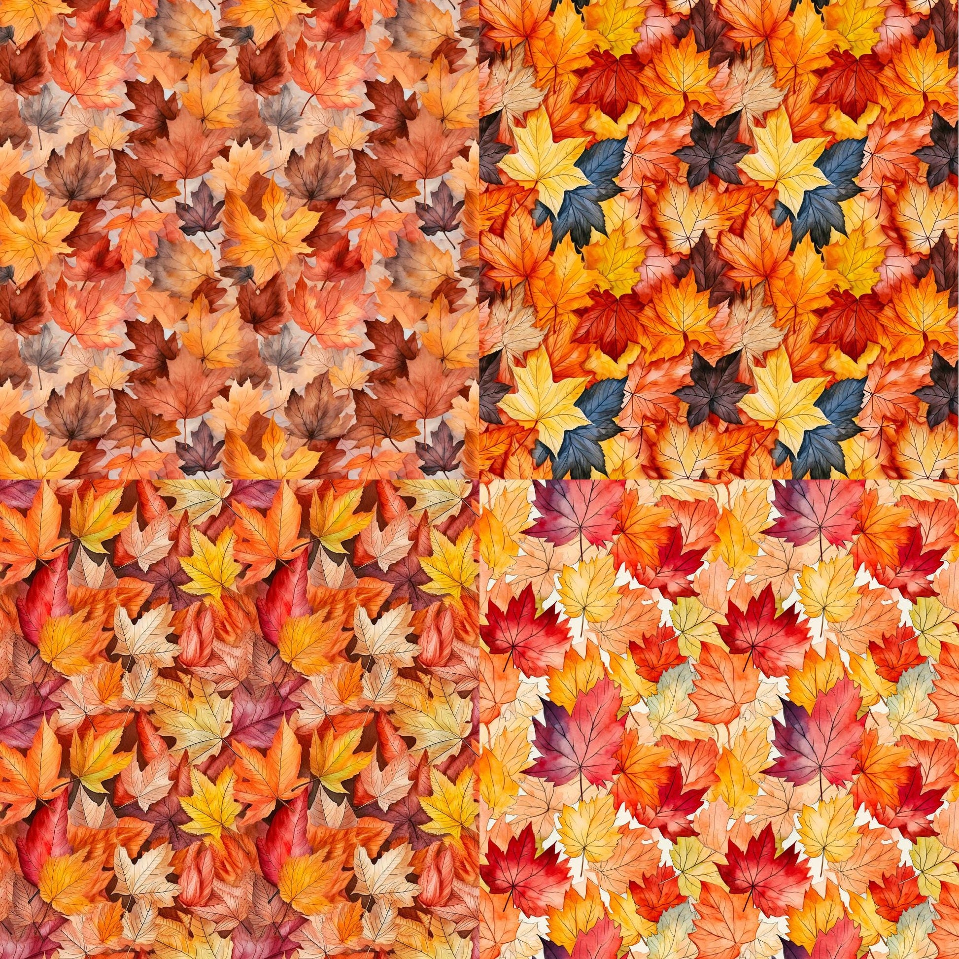 RELEASE PAPER | Fall Leaves - Theme Pack Reusable Diamond Painting Release Paper