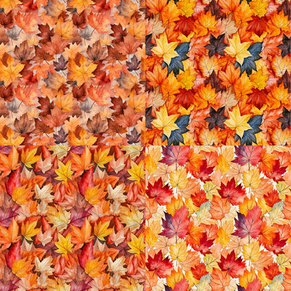 RELEASE PAPER | Fall Leaves - Theme Pack Reusable Diamond Painting Release Paper