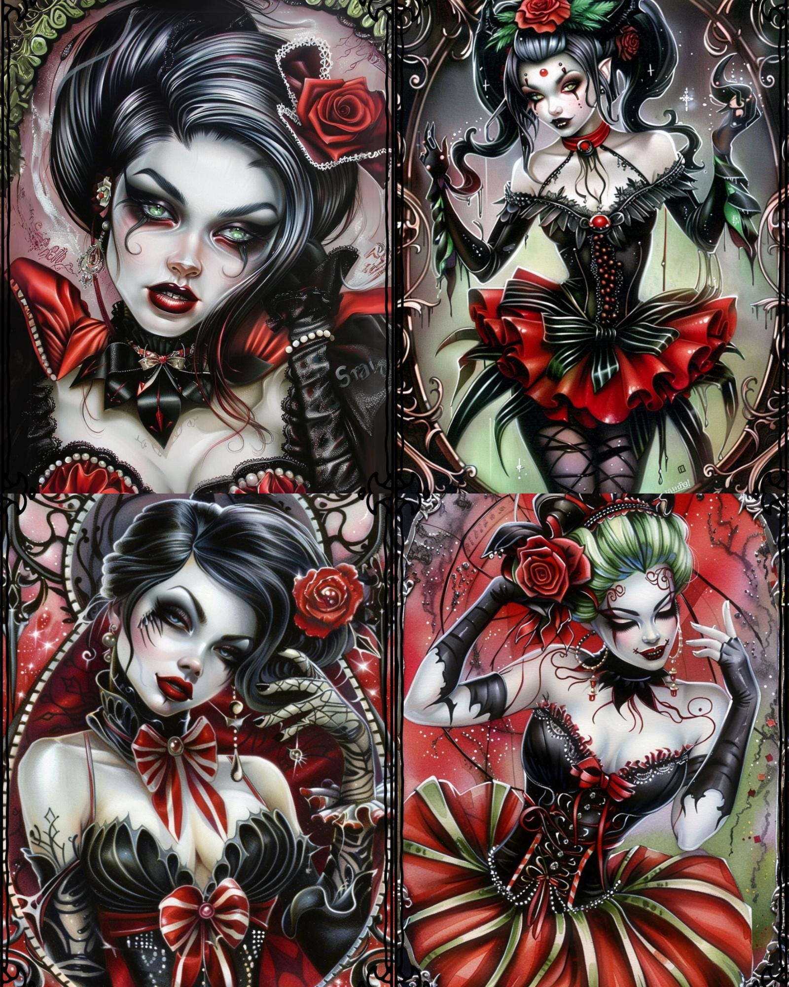 RELEASE PAPER | Zombie Girls - Theme Pack Reusable Diamond Painting Release Paper