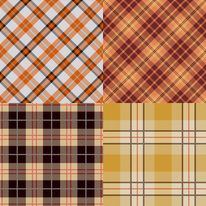 RELEASE PAPER | Fall Plaid - Theme Pack Reusable Diamond Painting Release Paper