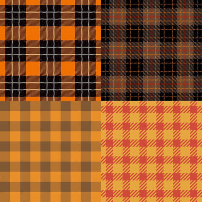 RELEASE PAPER | Fall Plaid - Theme Pack Reusable Diamond Painting Release Paper