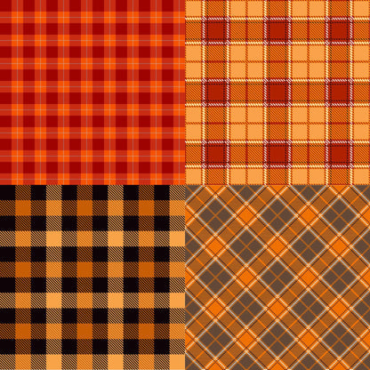 RELEASE PAPER | Fall Plaid - Theme Pack Reusable Diamond Painting Release Paper