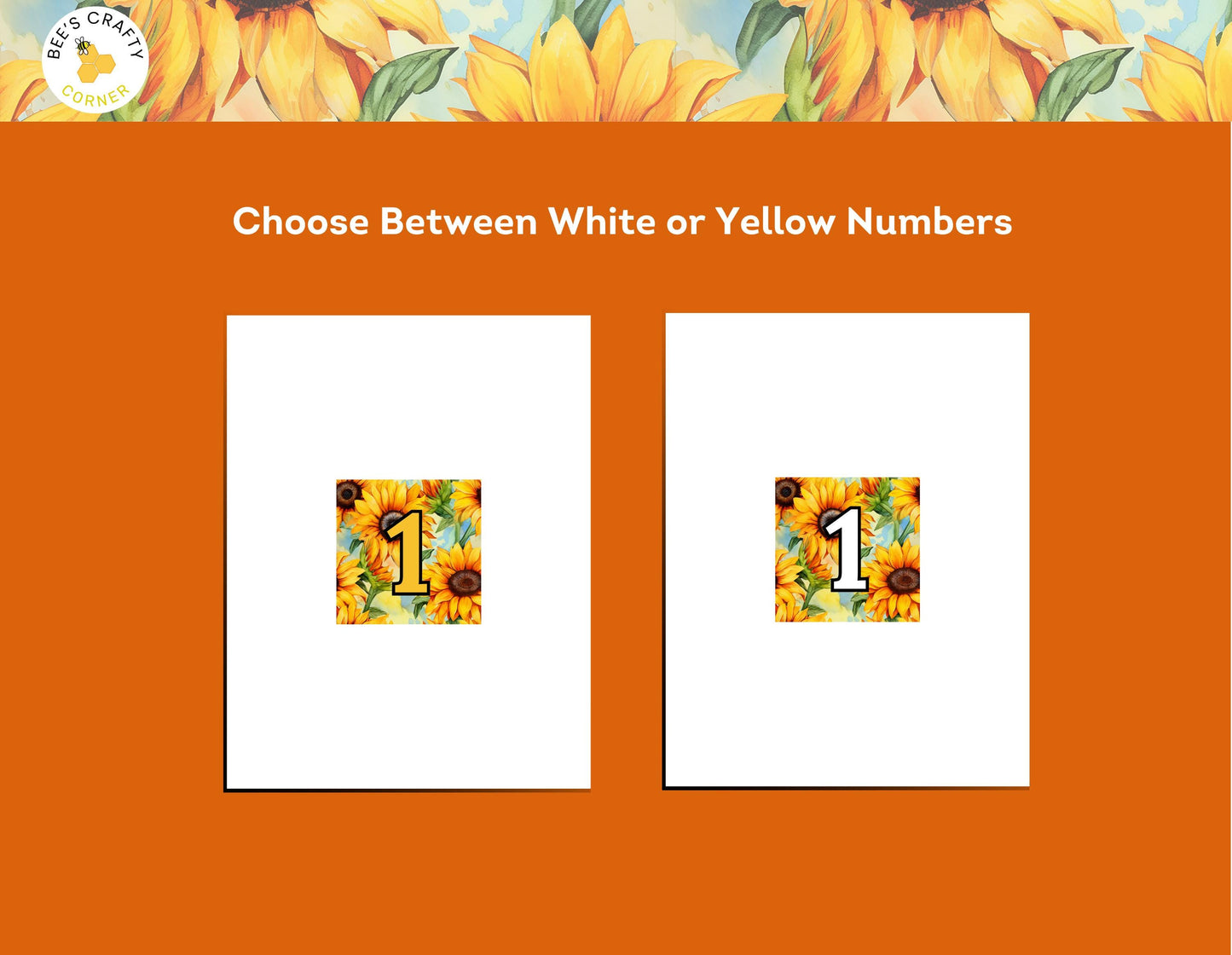 RELEASE PAPER | Vibrant Sunflowers - Numbered Diamond Painting Release Paper