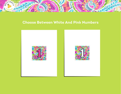 RELEASE PAPER | Preppy Paisley - Numbered Diamond Painting Release Paper