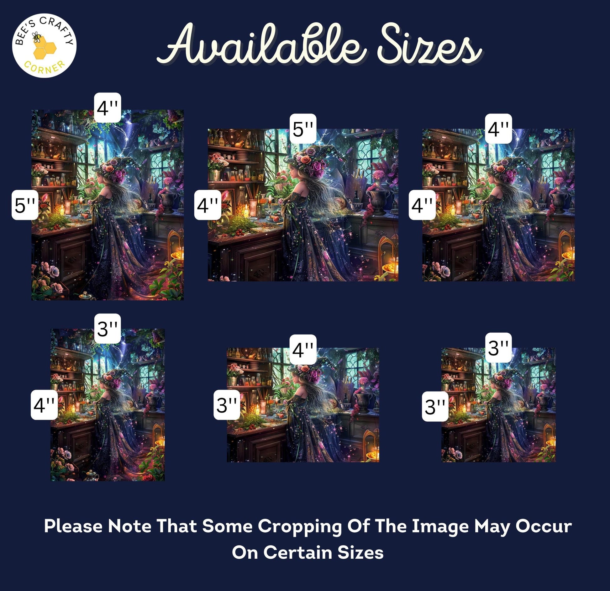 RELEASE PAPER | Celestial Witch - Theme Pack Reusable Diamond Painting Release Paper
