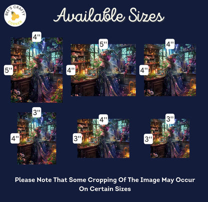 RELEASE PAPER | Celestial Witch - Theme Pack Reusable Diamond Painting Release Paper