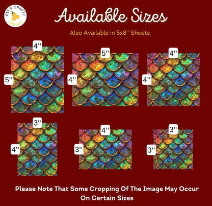RELEASE PAPER | Dragon Scales - Theme Pack Reusable Diamond Painting Release Paper