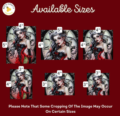 RELEASE PAPER | Vampire Girls - Theme Pack Reusable Diamond Painting Release Paper