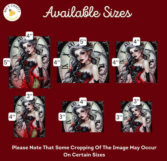 RELEASE PAPER | Vampire Girls - Theme Pack Reusable Diamond Painting Release Paper