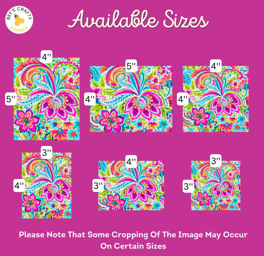 RELEASE PAPER | Preppy Paisley - Theme Pack Reusable Diamond Painting Release Paper