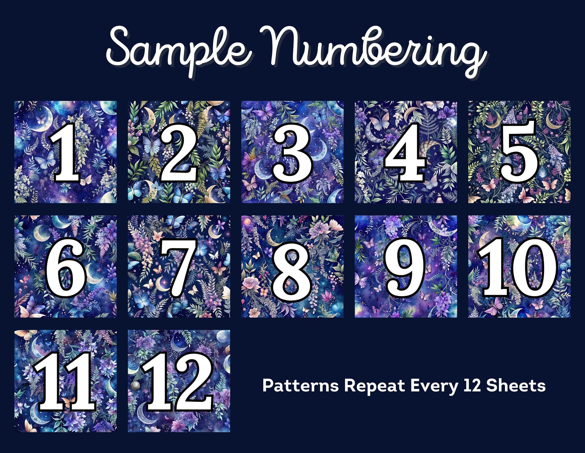 RELEASE PAPER | Celestial Dreamscape - Numbered Diamond Painting Release Paper