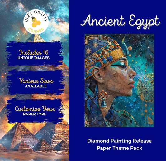 RELEASE PAPER | Ancient Egypt - Theme Pack Reusable Diamond Painting Release Paper