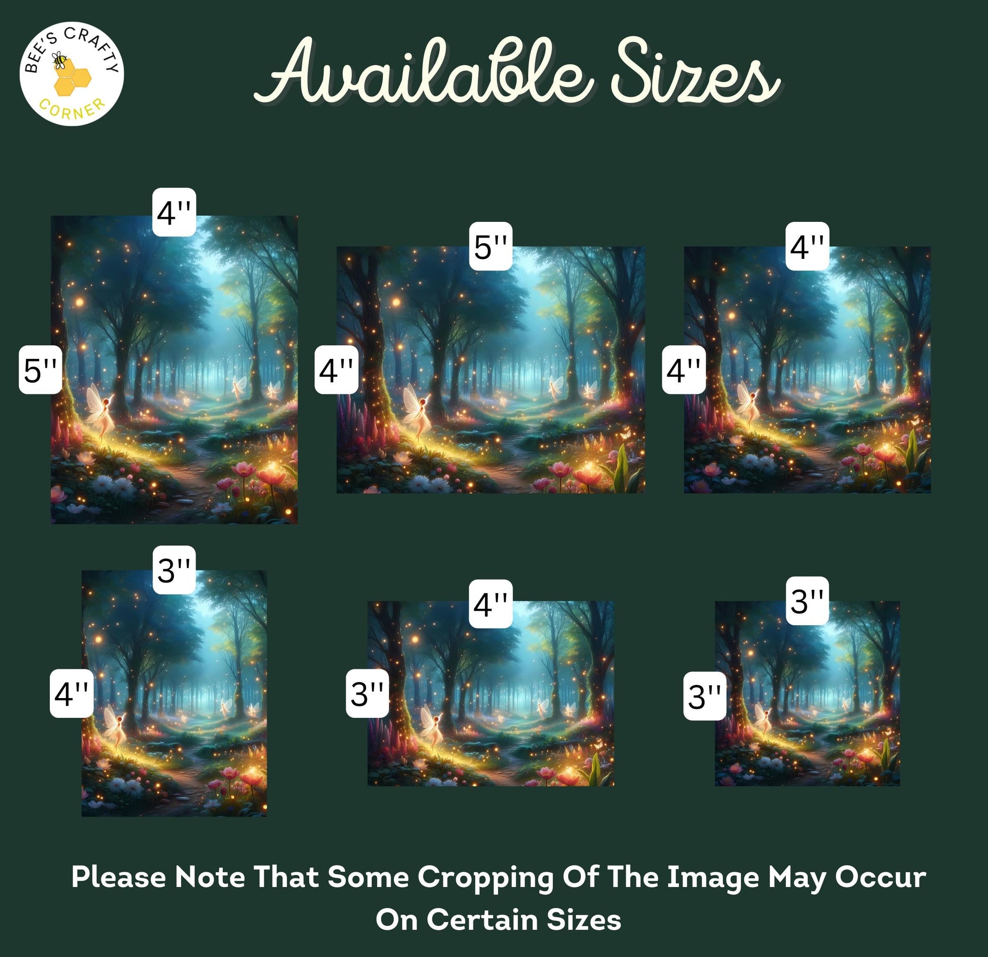 RELEASE PAPER | Enchanted Forest - Theme Pack Reusable Diamond Painting Release Paper