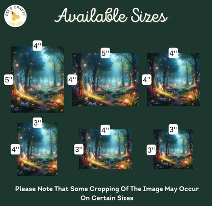 RELEASE PAPER | Enchanted Forest - Theme Pack Reusable Diamond Painting Release Paper