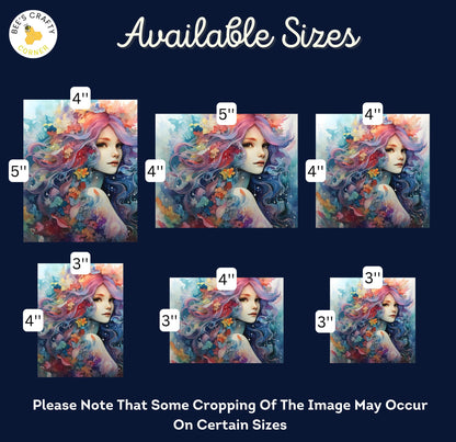 RELEASE PAPER | Mythical Mermaids - Theme Pack Reusable Diamond Painting Release Paper