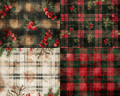 RELEASE PAPER | Christmas Flannel - Theme Pack Reusable Diamond Painting Release Paper