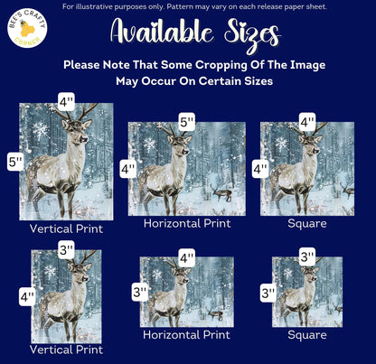 RELEASE PAPER | Frosty Winter - Theme Pack Reusable Diamond Painting Release Paper
