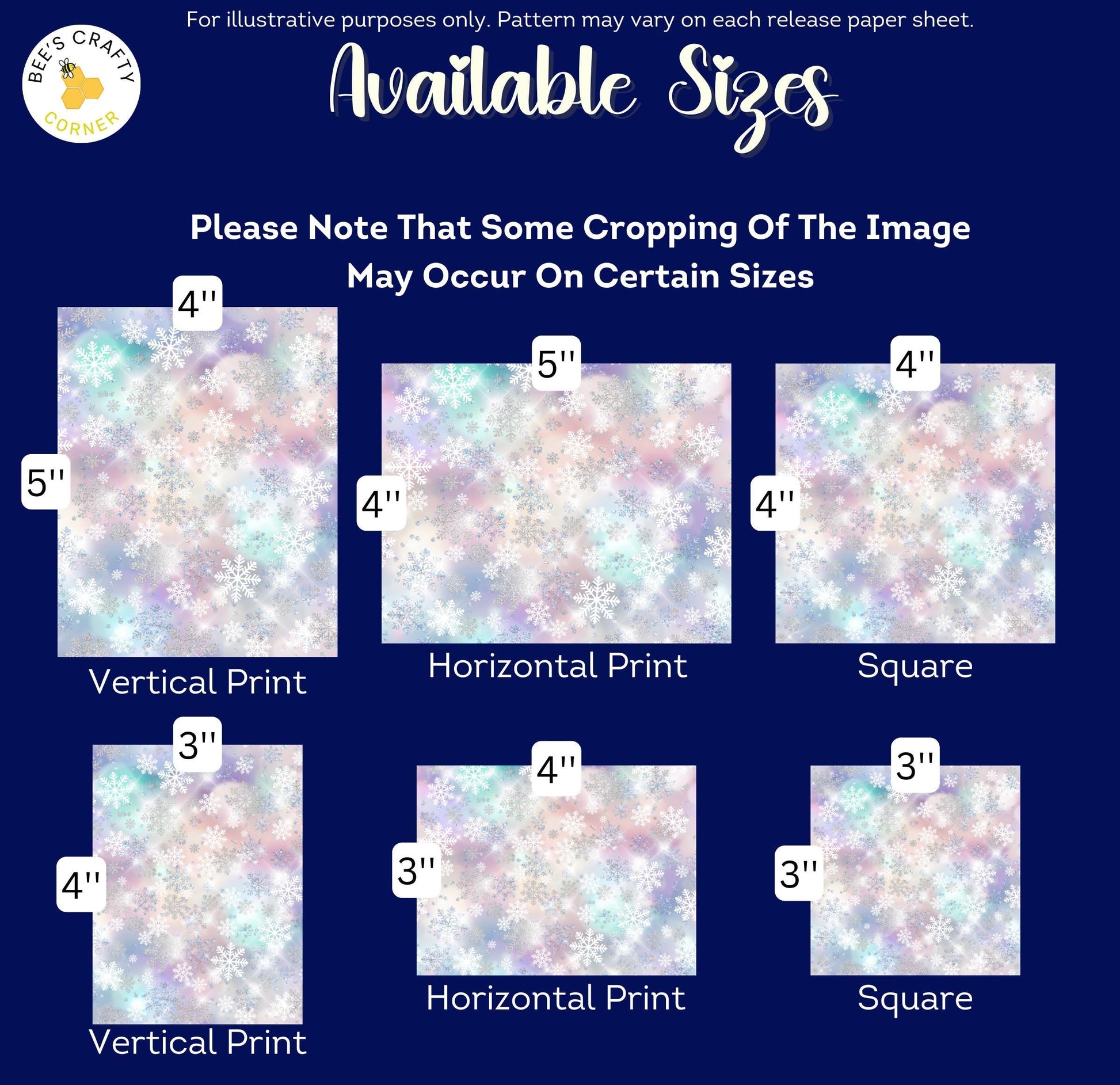 RELEASE PAPER | Pastel Snow - Theme Pack Reusable Diamond Painting Release Paper