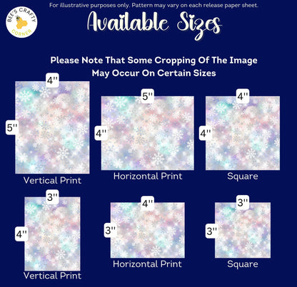RELEASE PAPER | Pastel Snow - Theme Pack Reusable Diamond Painting Release Paper