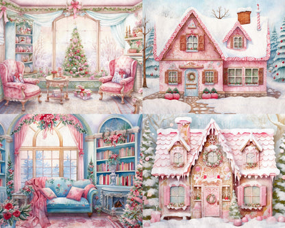 RELEASE PAPER | Whimsical Christmas - Theme Pack Reusable Diamond Painting Release Paper