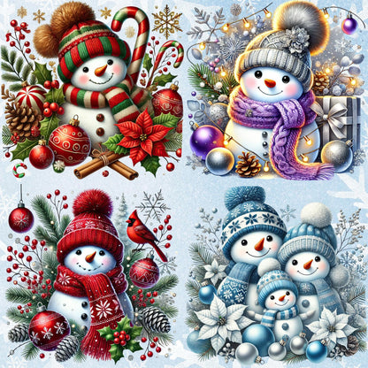 RELEASE PAPER | Magic Snowmen - Theme Pack Reusable Diamond Painting Release Paper