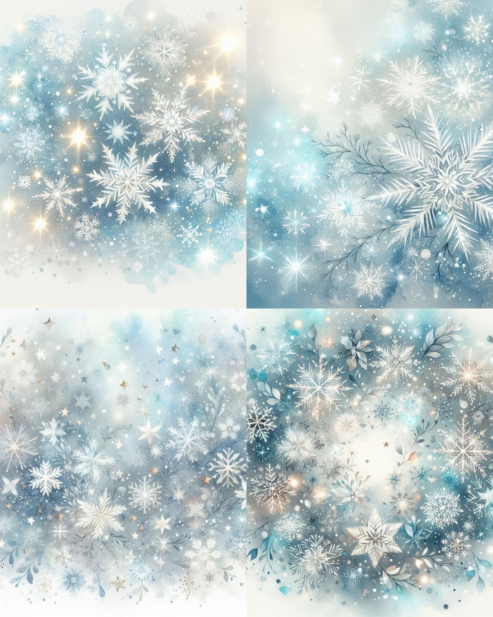 RELEASE PAPER | Sparkling Snowflakes - Theme Pack Reusable Diamond Painting Release Paper