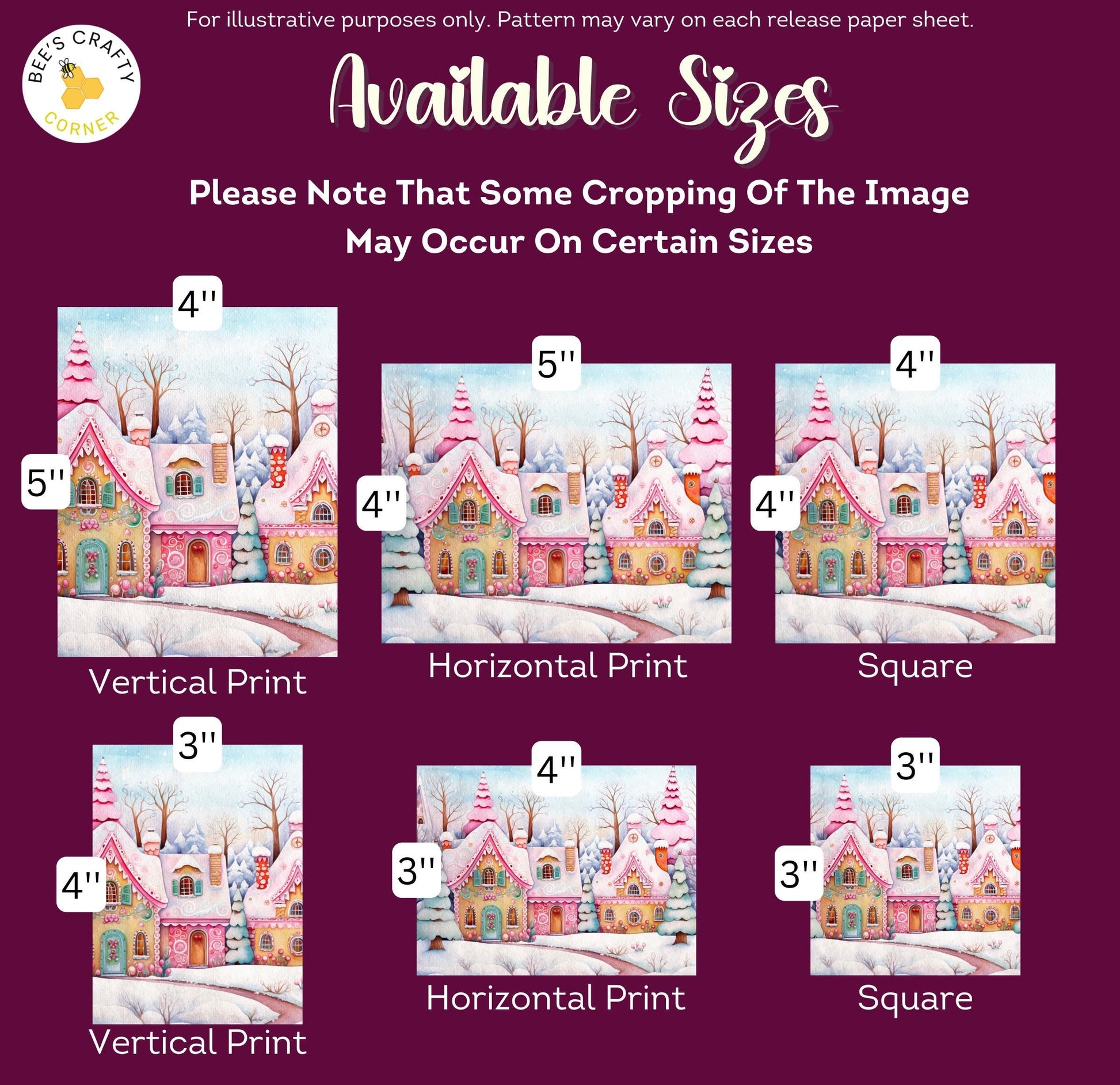 RELEASE PAPER | Whimsical Christmas - Theme Pack Reusable Diamond Painting Release Paper